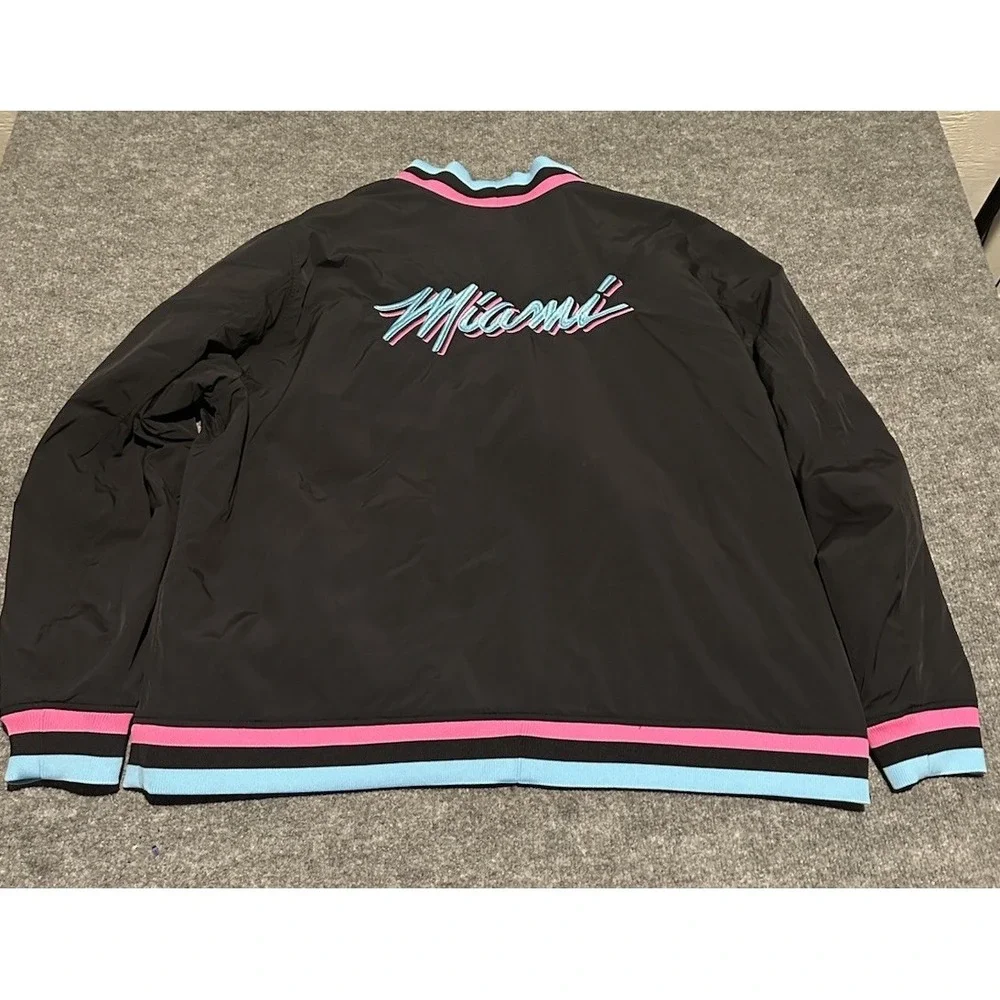 Nike Miami Heat Vice Nights City Edition Courtside Jacket 2018 - Size 3XL